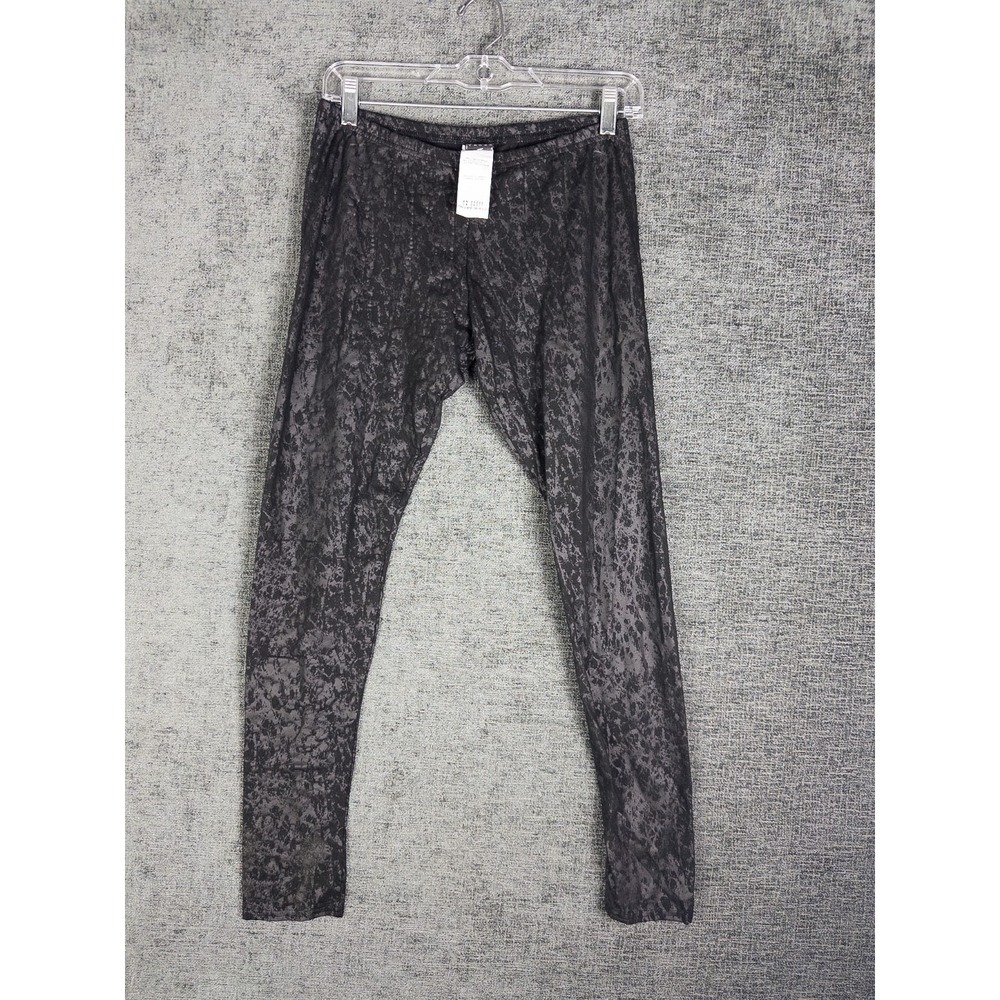 NWT Puma x Hussein Chalayan Leggings Womens L Black Jacquard Pull On Workout